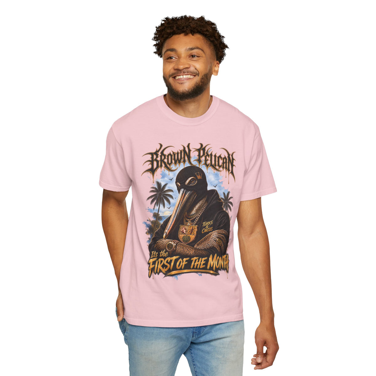 Brown Pelican "First of the Month" T-Shirt