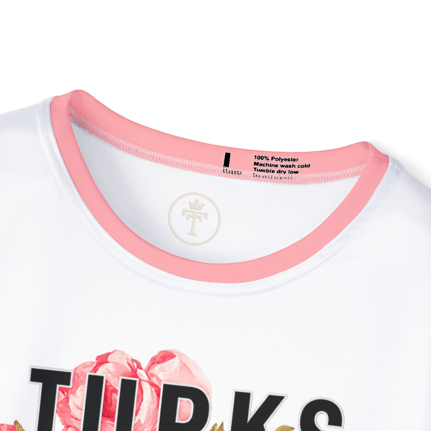 Turks & Caicos 649 Floral Sport Tee (100% poly)