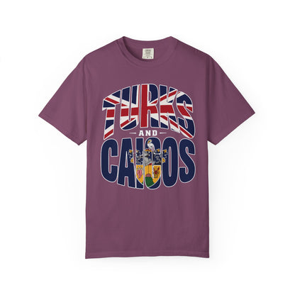 Turks and Caicos Flag Graphic T-Shirt (M)