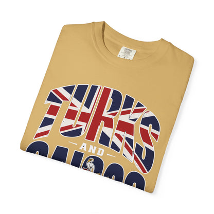 Turks and Caicos Flag Graphic T-Shirt (M)