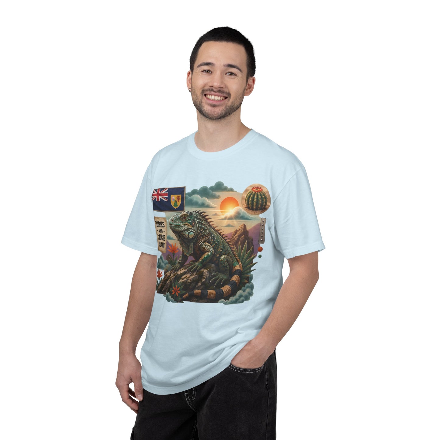 Iguana Island Vintage Sunset T-Shirt (M)