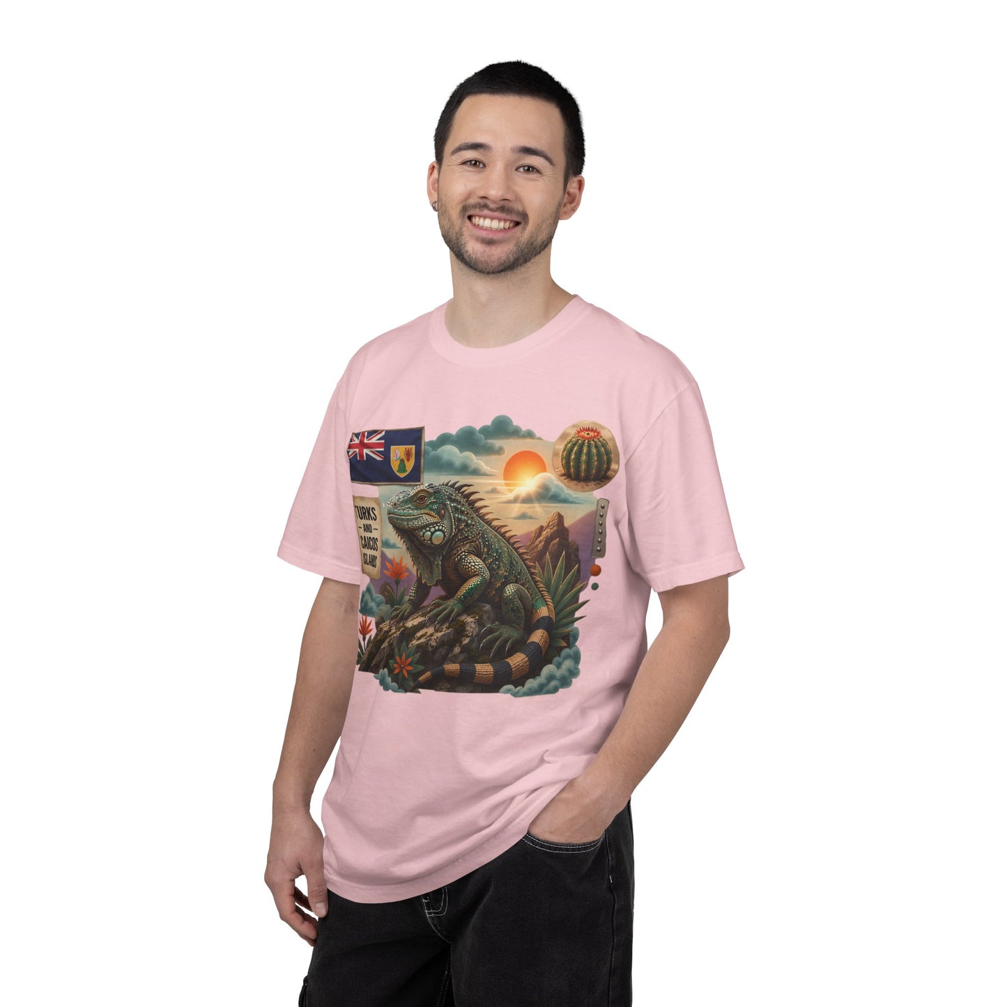 Iguana Island Vintage Sunset T-Shirt (M)
