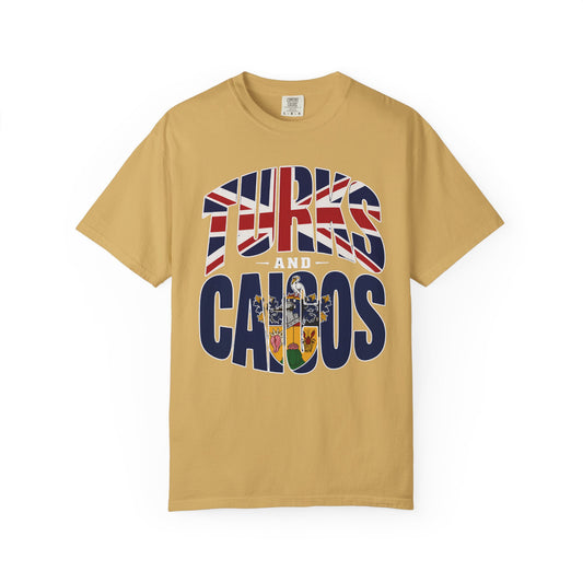 Turks and Caicos Flag Graphic T-Shirt (M)