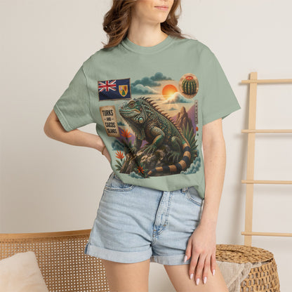 Iguana Island Vintage Sunset T-Shirt (M)