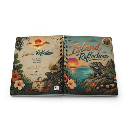 Iguana Sunset Mini Spiral Notebook
