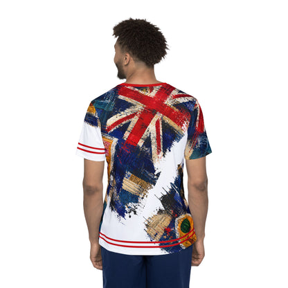 Unisex TCI Flag Art Sports Tee (100% poly)