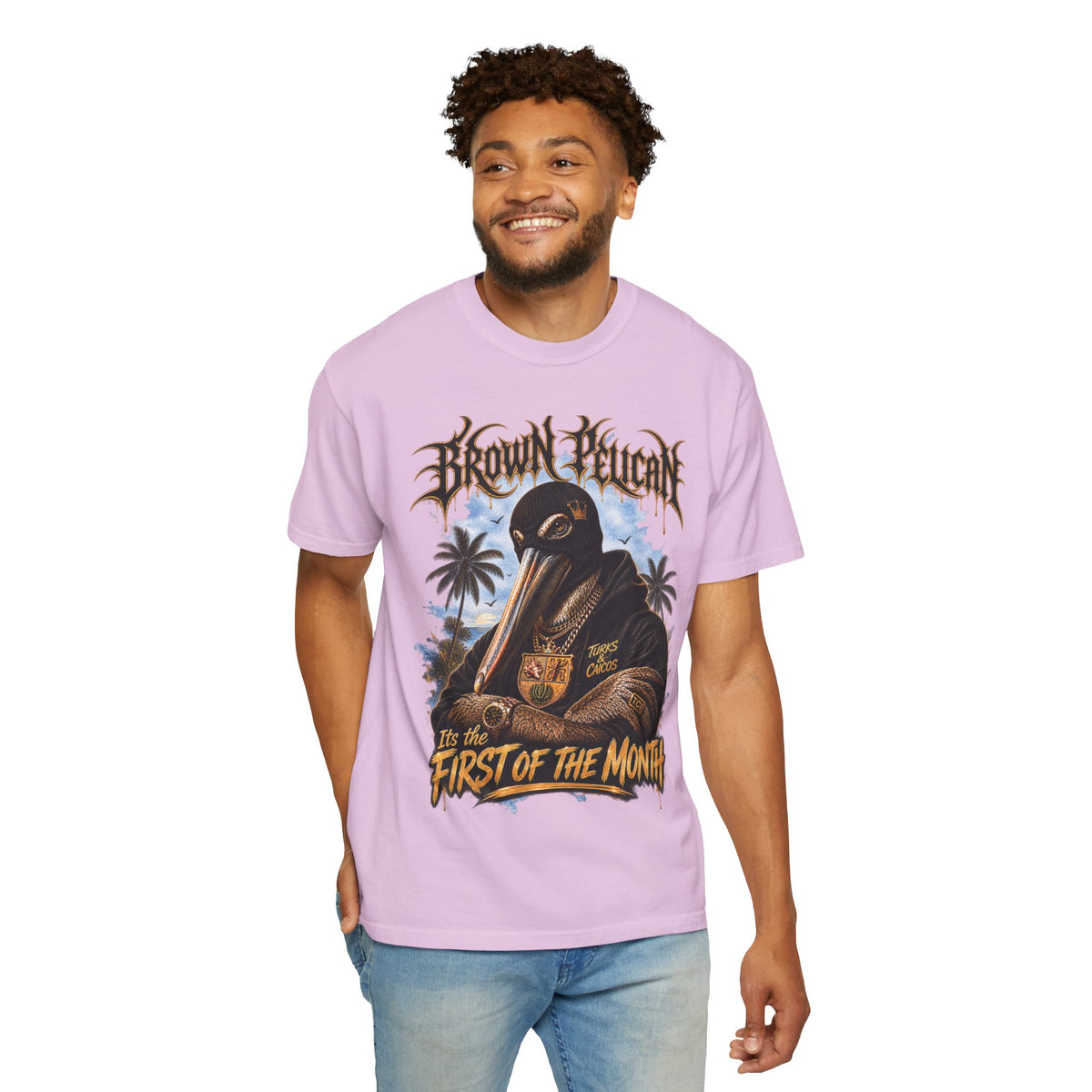 Brown Pelican "First of the Month" T-Shirt