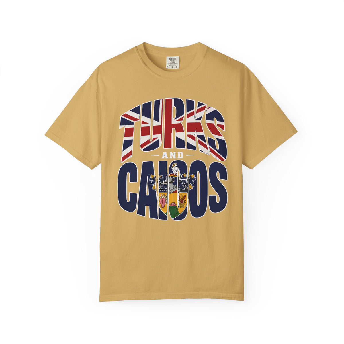 Turks and Caicos Flag Graphic T-Shirt (M)