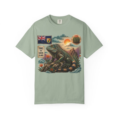 Iguana Island Vintage Sunset T-Shirt (M)