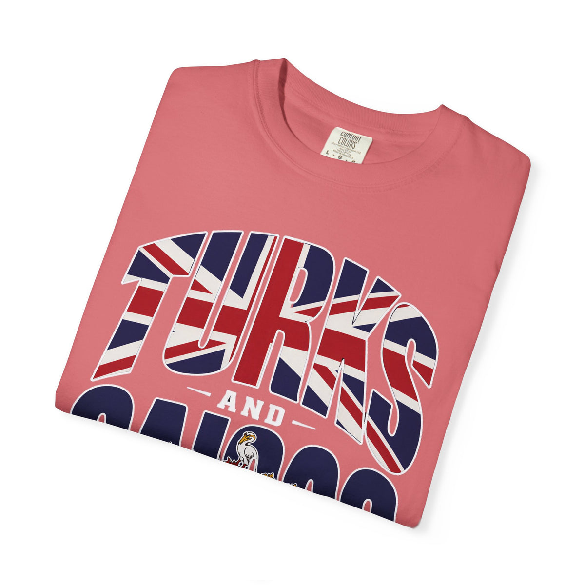 Turks and Caicos Flag Graphic T-Shirt (M)