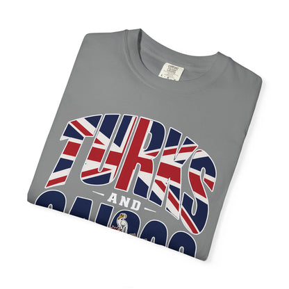 Turks and Caicos Flag Graphic T-Shirt (M)