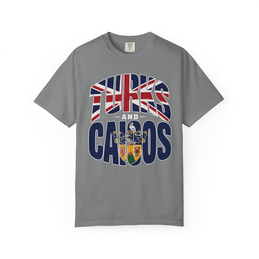 Turks and Caicos Flag Graphic T-Shirt (M)