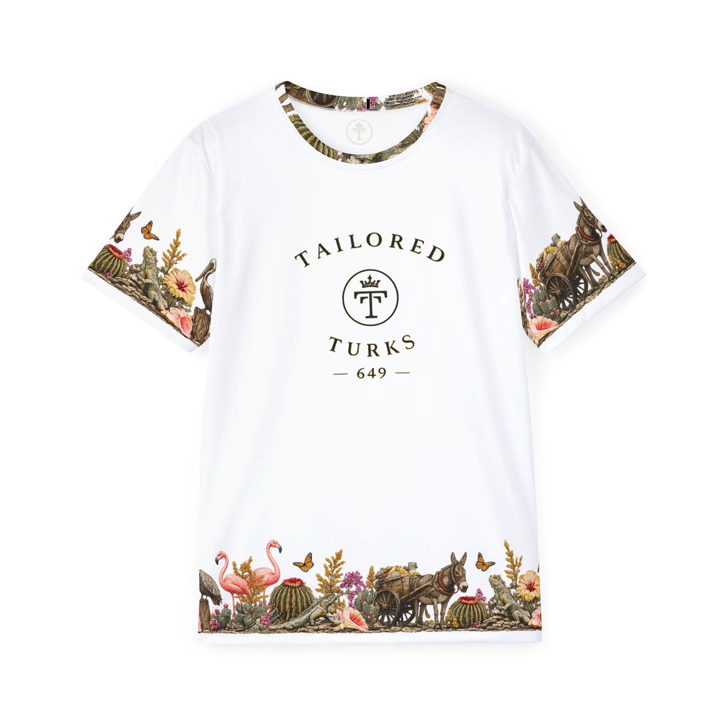 Unisex Garden Scene Sport Tee (100% poly)