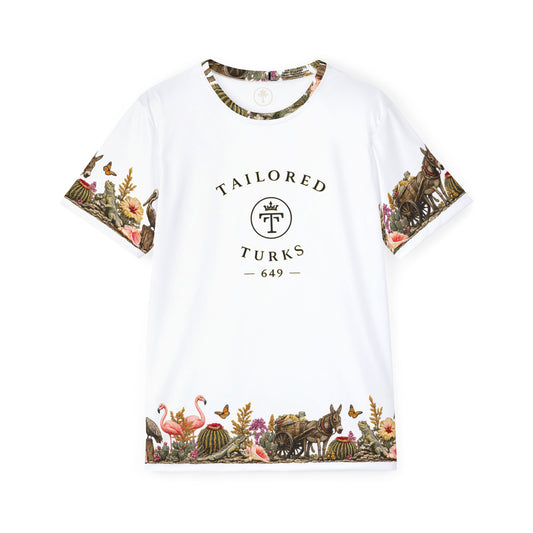 Unisex Garden Scene Sport Tee (100% poly)