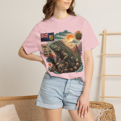 Iguana Island Vintage Sunset T-Shirt (M)