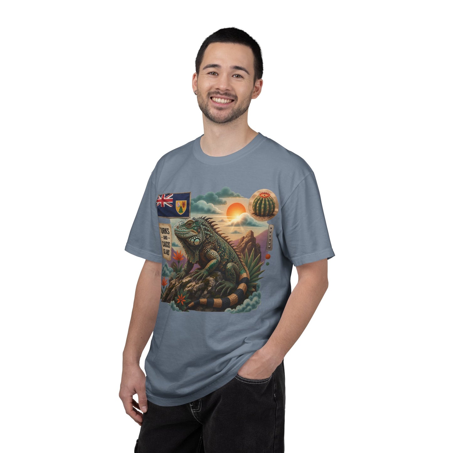 Iguana Island Vintage Sunset T-Shirt (M)