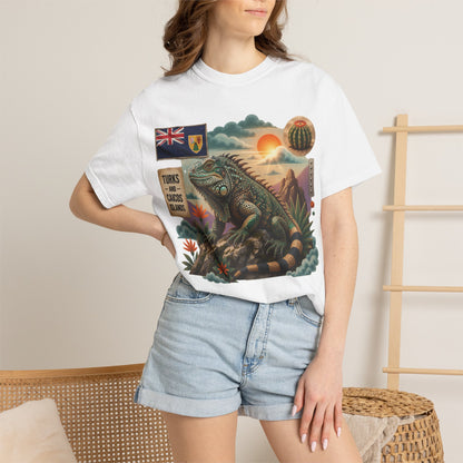 Iguana Island Vintage Sunset T-Shirt (M)