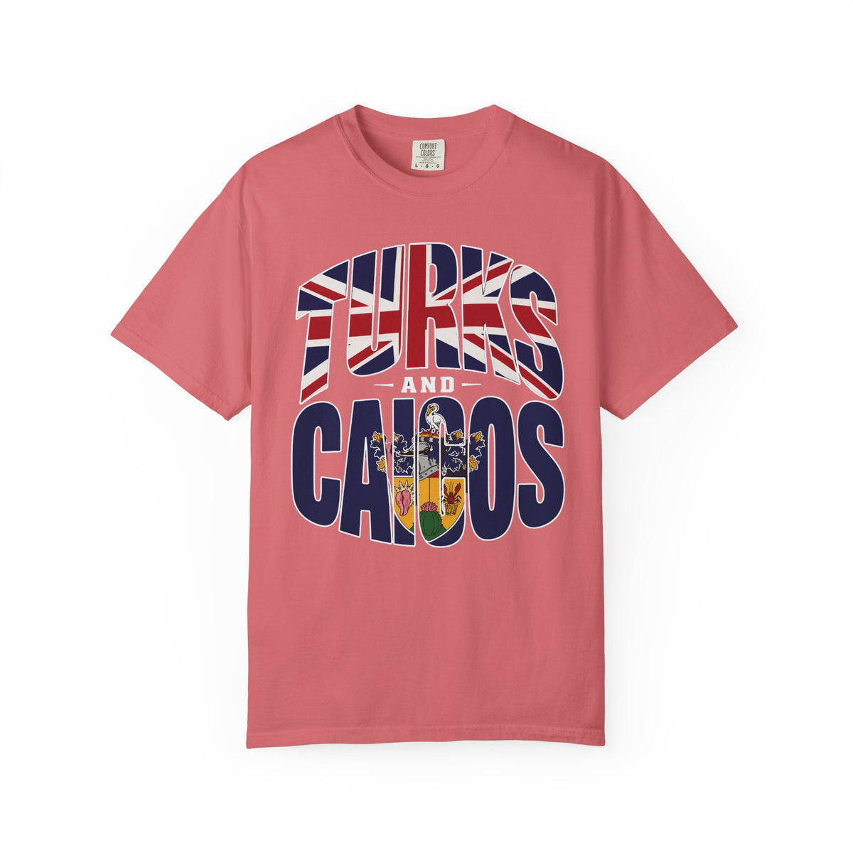 Turks and Caicos Flag Graphic T-Shirt (M)