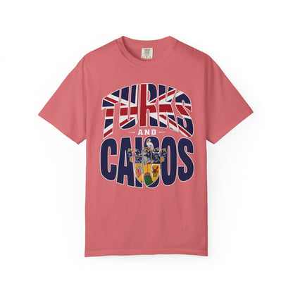 Turks and Caicos Flag Graphic T-Shirt (M)