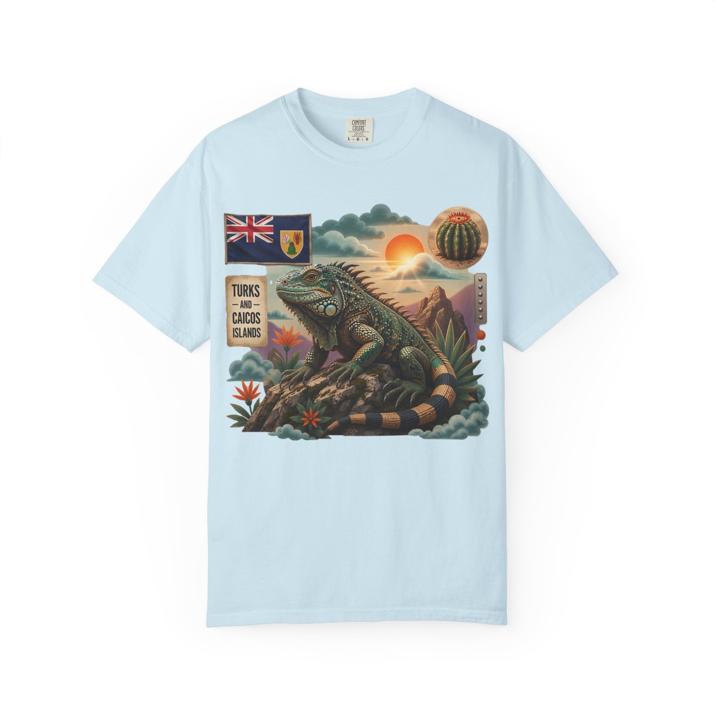 Iguana Island Vintage Sunset T-Shirt (M)