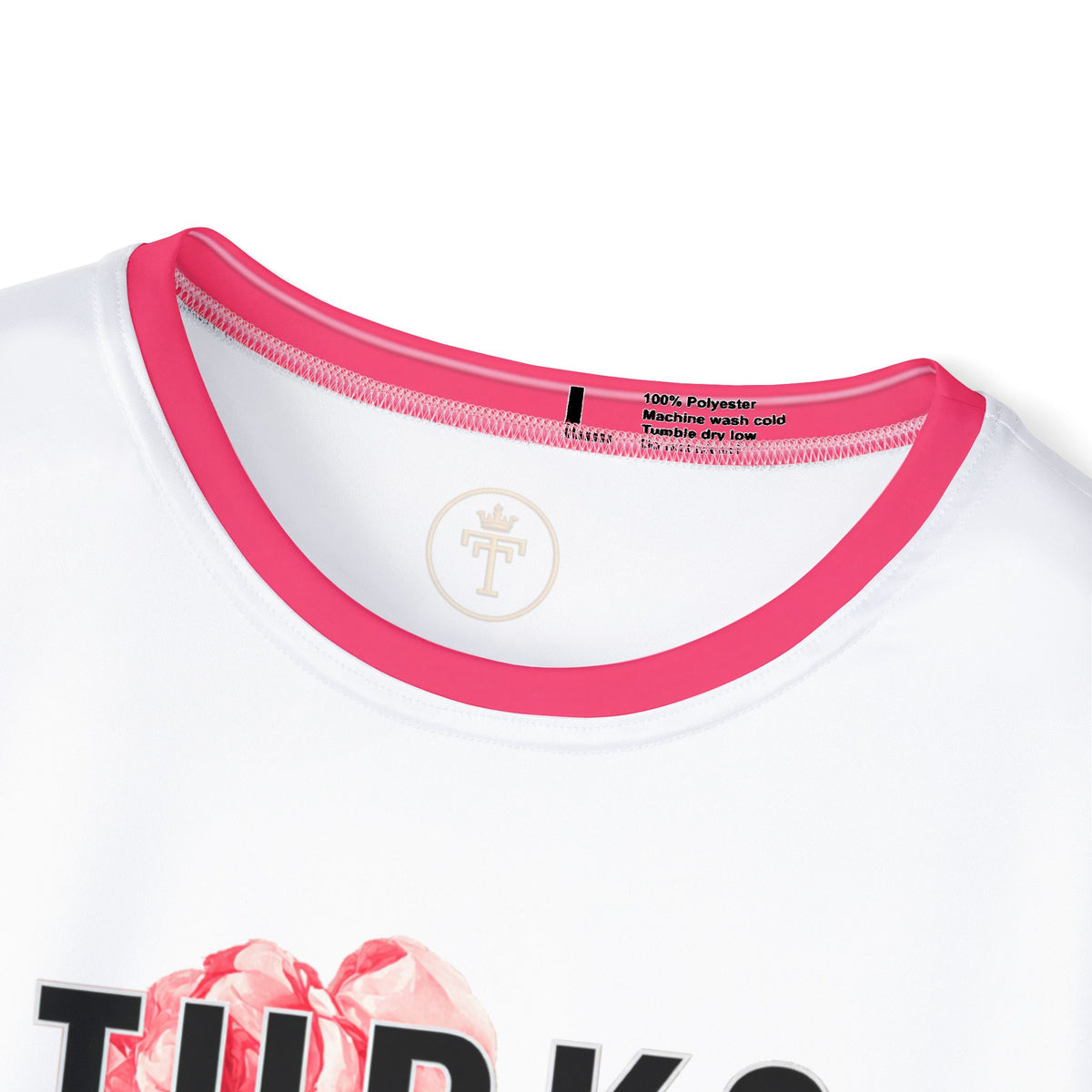 Turks & Caicos 649 Floral Sport Tee (100% poly)