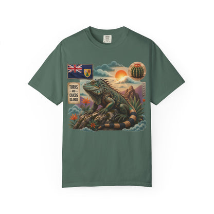 Iguana Island Vintage Sunset T-Shirt (M)
