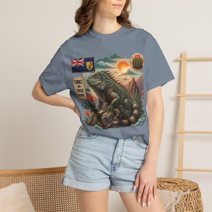 Iguana Island Vintage Sunset T-Shirt (M)