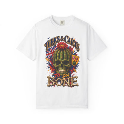 Turks & Caicos 'To Da Bone' Skull T-Shirt