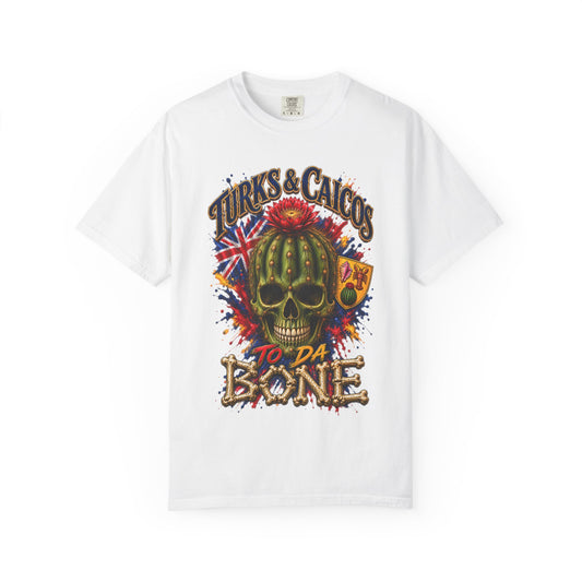 Turks & Caicos 'To Da Bone' Skull T-Shirt