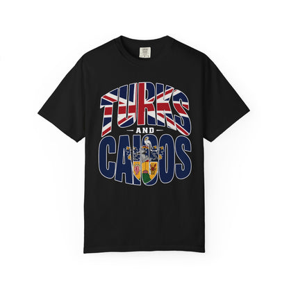 Turks and Caicos Flag Graphic T-Shirt (M)