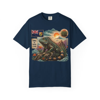 Iguana Island Vintage Sunset T-Shirt (M)