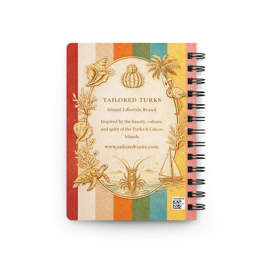 Colours of The Islands Mini Spiral Notebook