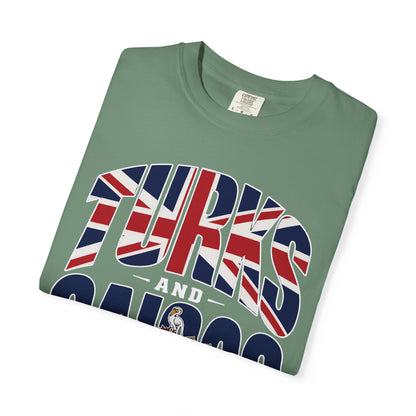 Turks and Caicos Flag Graphic T-Shirt (M)