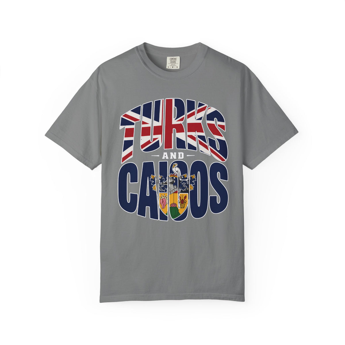 Turks and Caicos Flag Graphic T-Shirt (M)