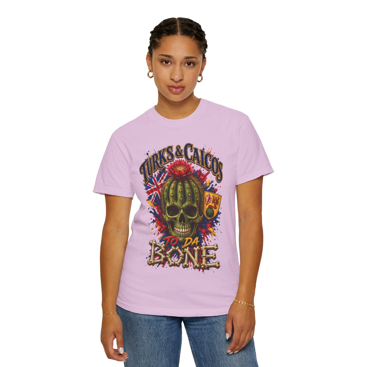 Turks & Caicos 'To Da Bone' Skull T-Shirt