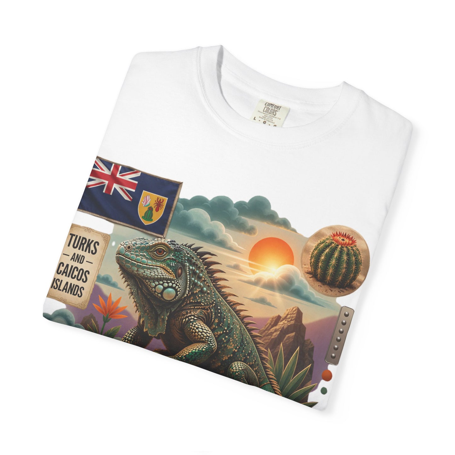 Iguana Island Vintage Sunset T-Shirt (M)