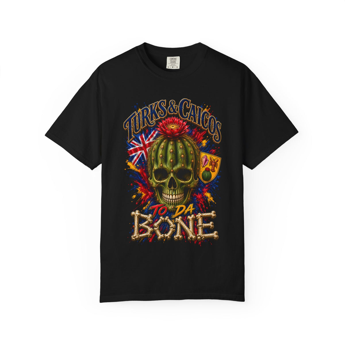 Turks & Caicos 'To Da Bone' Skull T-Shirt