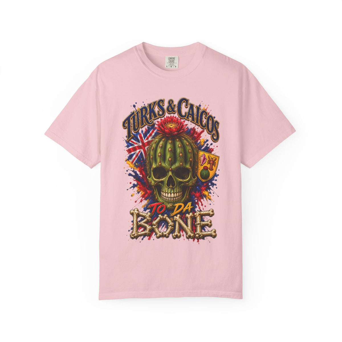 Turks & Caicos 'To Da Bone' Skull T-Shirt