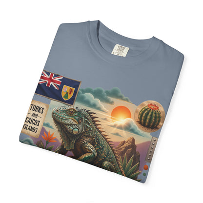 Iguana Island Vintage Sunset T-Shirt (M)