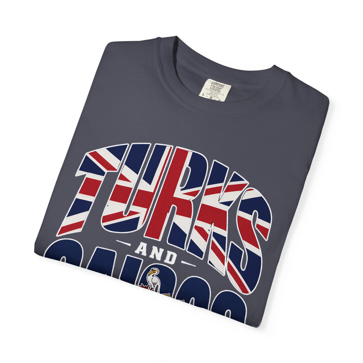 Turks and Caicos Flag Graphic T-Shirt (M)