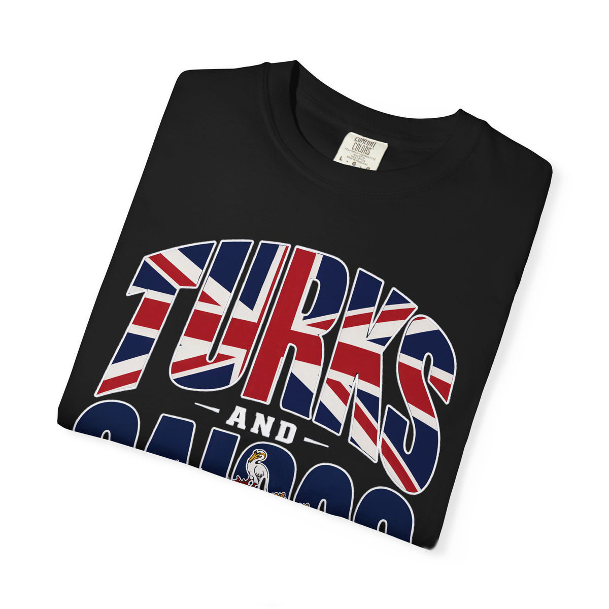 Turks and Caicos Flag Graphic T-Shirt (M)