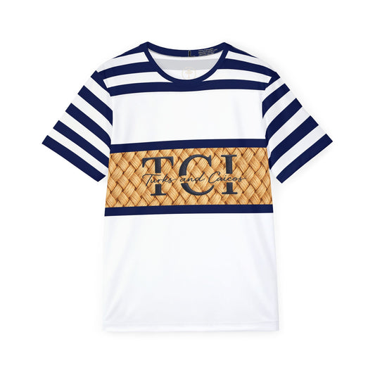 Unisex TCI Straw Weave Sport Tee (100% poly)