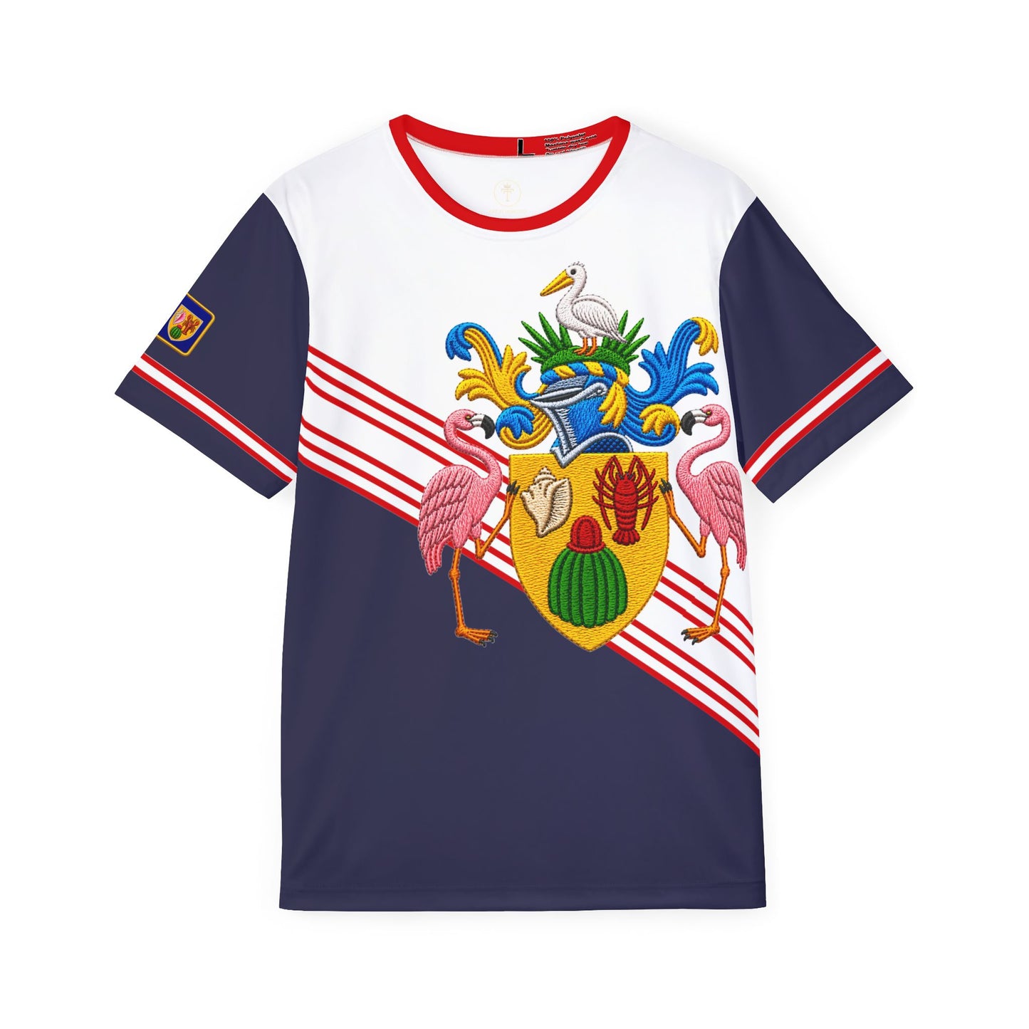 Unisex TCI Crest Sport Shirt (100% poly)