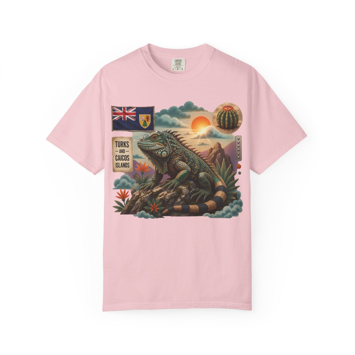 Iguana Island Vintage Sunset T-Shirt (M)