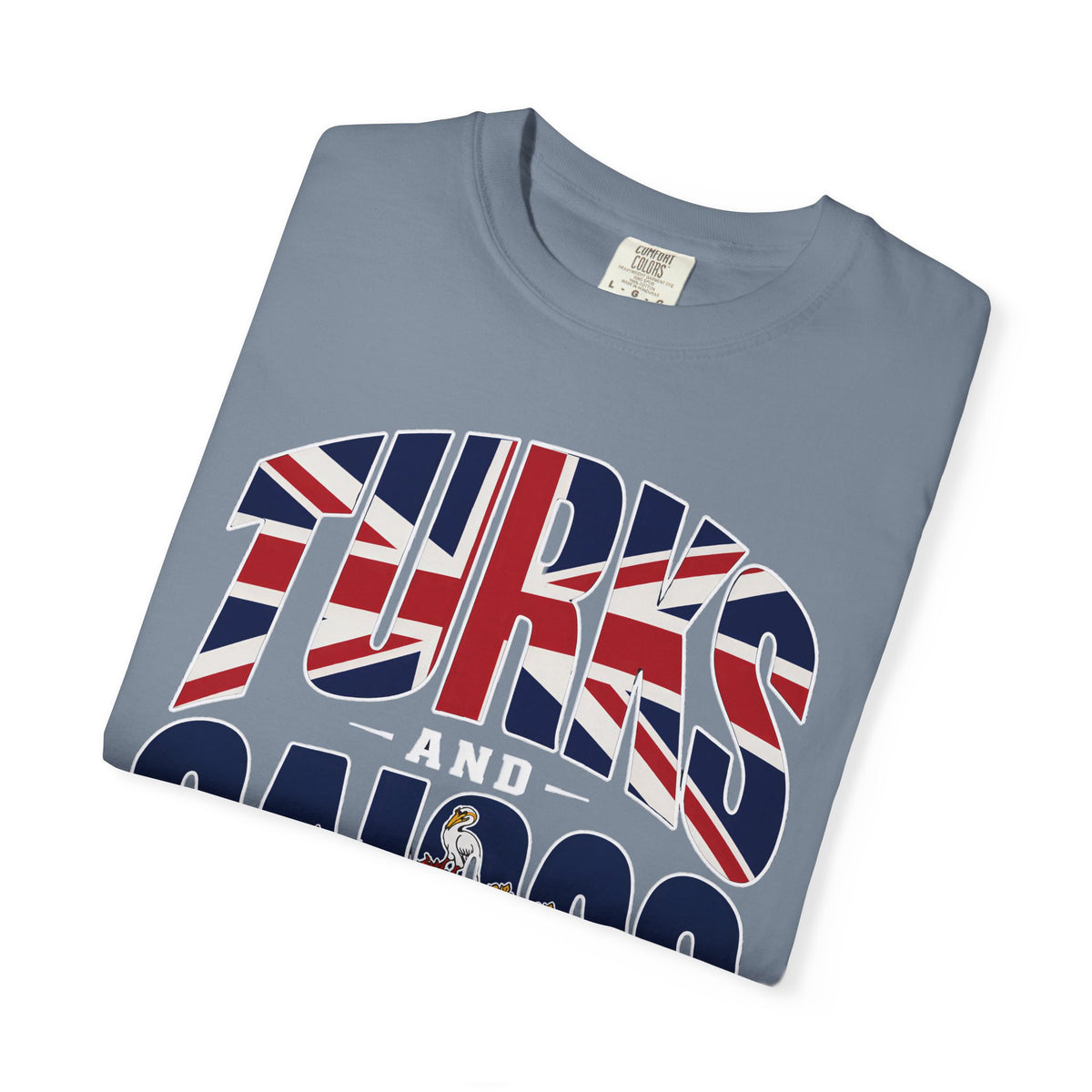 Turks and Caicos Flag Graphic T-Shirt (M)