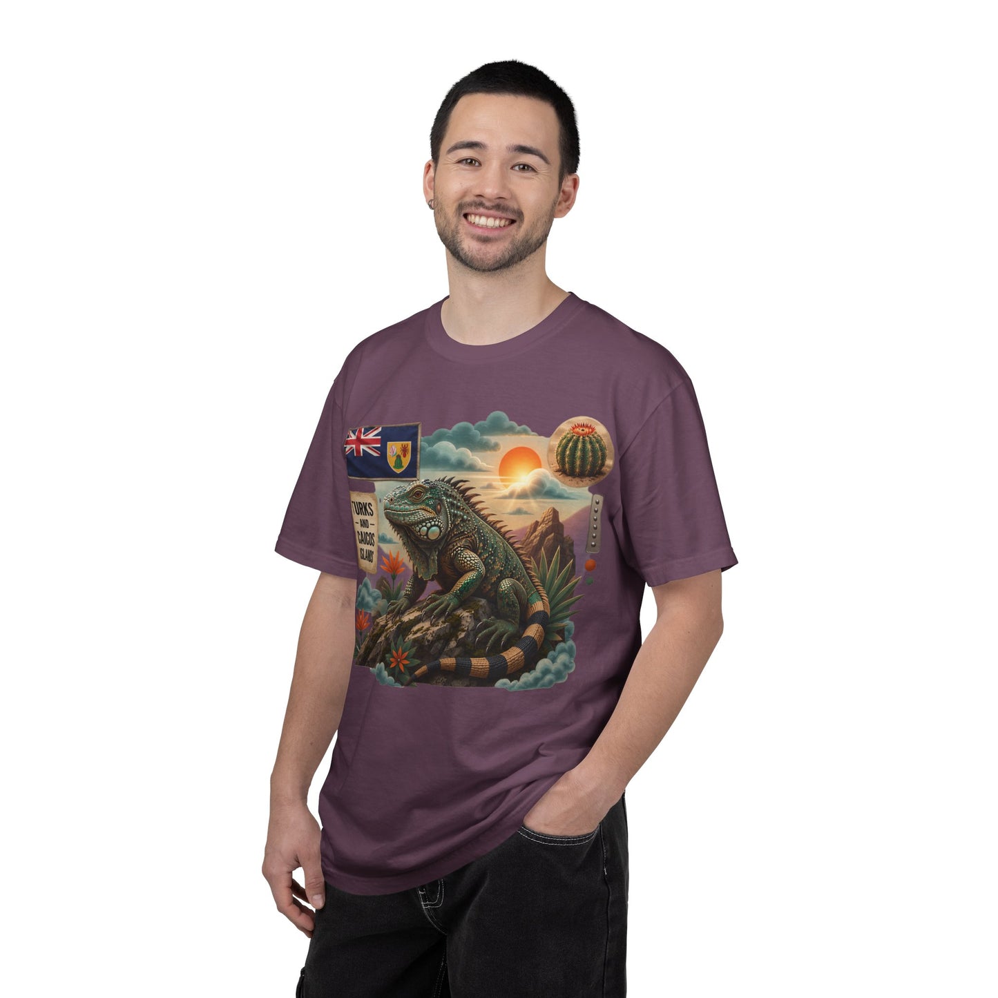 Iguana Island Vintage Sunset T-Shirt (M)