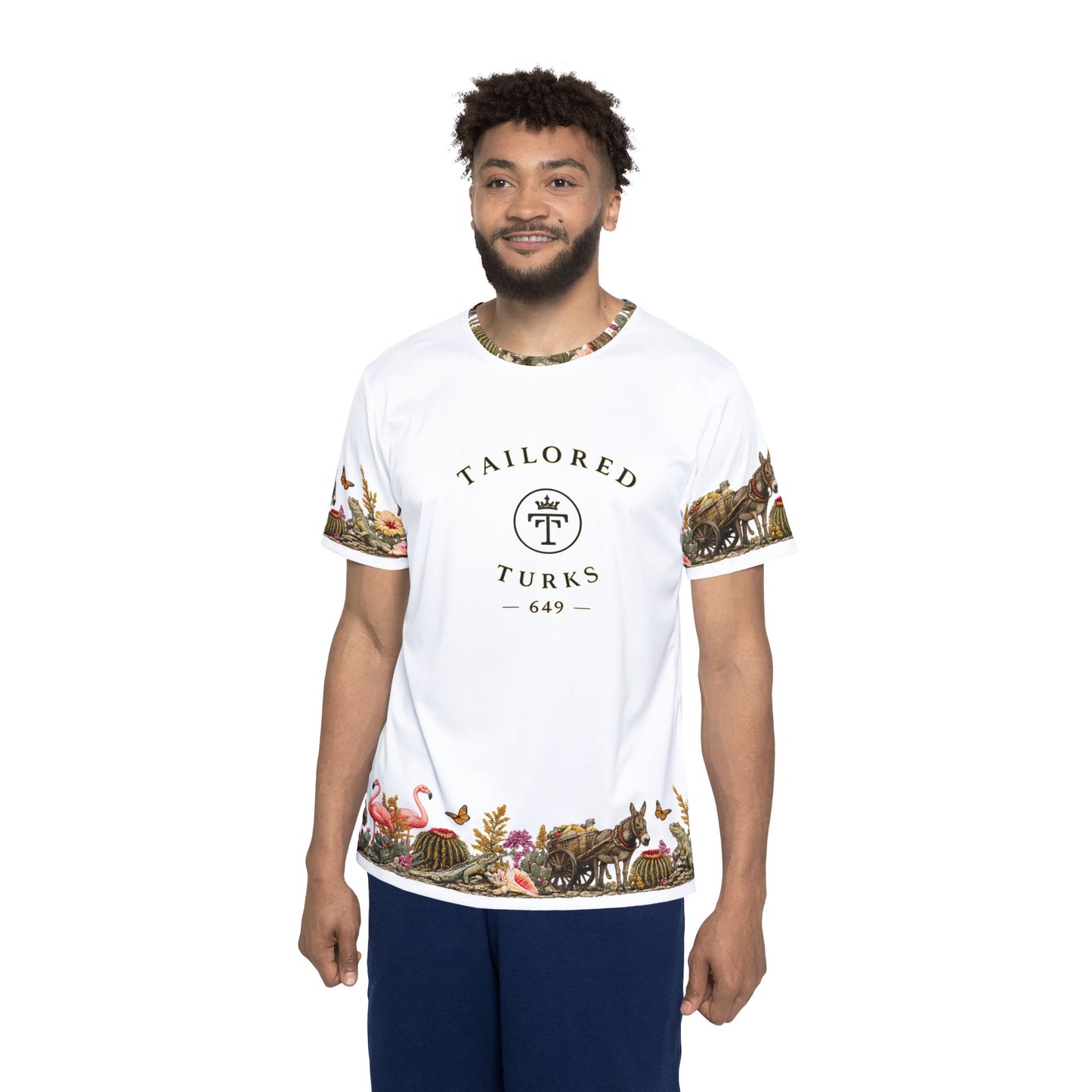 Unisex Garden Scene Sport Tee (100% poly)
