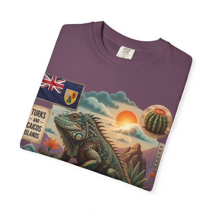 Iguana Island Vintage Sunset T-Shirt (M)