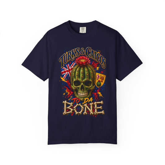 Turks & Caicos 'To Da Bone' Skull T-Shirt