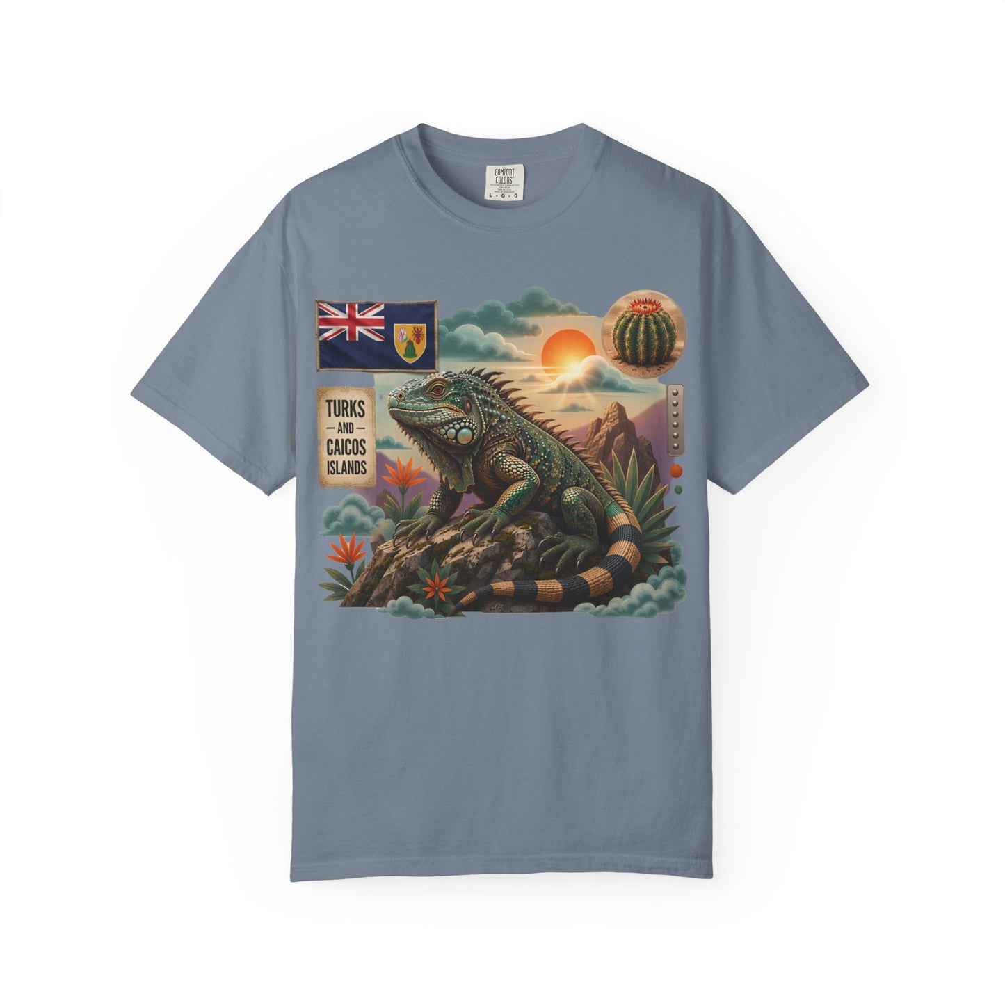 Iguana Island Vintage Sunset T-Shirt (M)